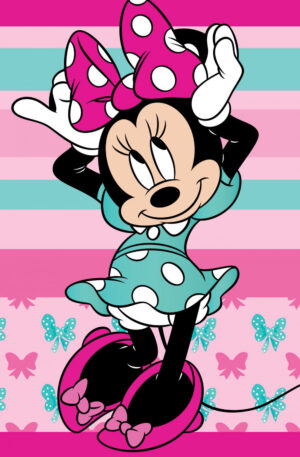 Disney-Minnie-Hearts-furdolepedo-strand-torolkozo