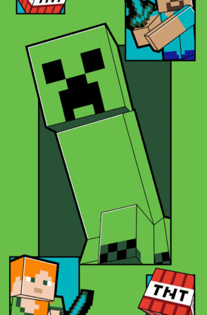 Minecraft-Creeper-Coming-furdolepedo-strand-torolk
