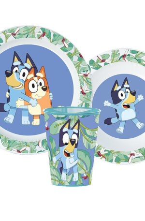Bluey-Tropical-etkeszlet-micro-muanyag-szett-pohar