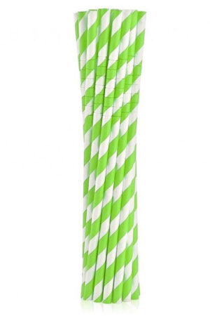 Green-Stripes-Zold-rugalmas-papir-szivoszal-12-db