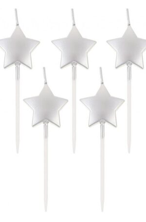 Metallic-Silver-Star-Ezust-csillag-tortagyertya-gy