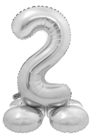 Silver-Ezust-2-es-szam-folia-lufi-talppal-72-cm