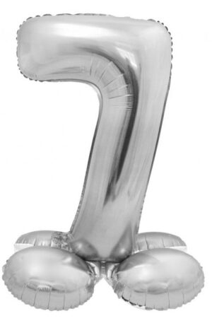 Silver-Ezust-7-es-szam-folia-lufi-talppal-72-cm
