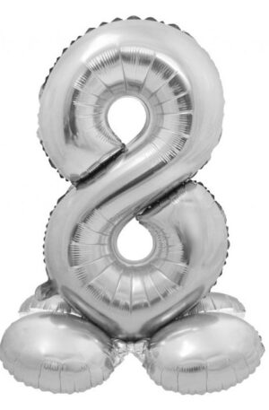 Silver-Ezust-8-as-szam-folia-lufi-talppal-72-cm