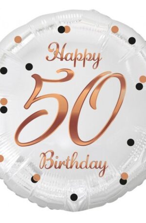 Happy-Birthday-White-Rose-Gold-50-folia-lufi-36-cm
