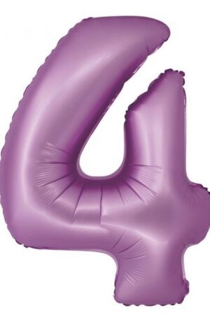 Lavender-Matt-Levendula-4-es-szam-folia-lufi-76-cm