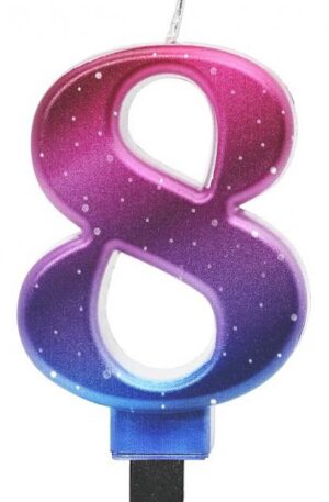 Night-Sky-Metallic-szamgyertya-tortagyertya-8-as