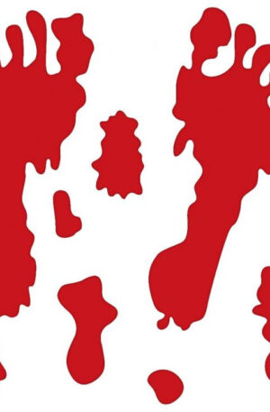 Bloody-Feet-Veres-labnyom-zseles-ablak-matrica-sze