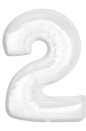BC-White-Feher-2-es-szam-folia-lufi-92-cm