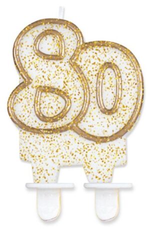 Gold-Arany-csillamos-tortagyertya-szamgyertya-80-a