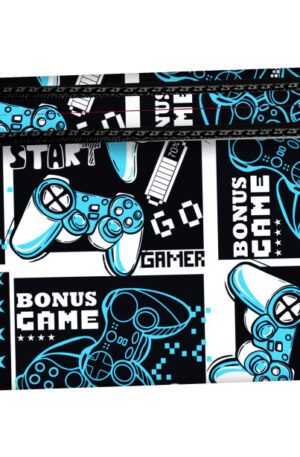 Gamer-Press-Start-2-rekeszes-tolltarto-21-cm