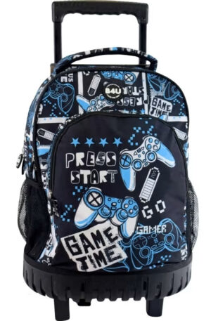 Gamer-Press-Start-premium-gurulos-iskolataska-task