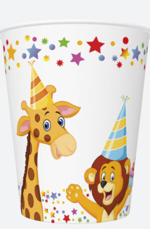 Happy-Birthday-Star-papir-pohar-8-db-os-250-ml