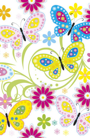 Pillango-With-Flowers-szalveta-20-db-os-33x33-cm