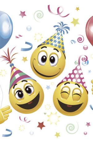 Smiley-IconsBalloons-szalveta-20-db-os-33x33-cm