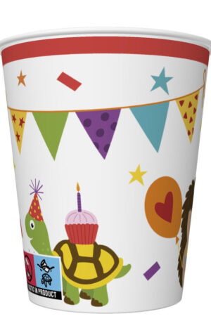 Allatos-Cute-Party-papir-pohar-8-db-os-250-ml