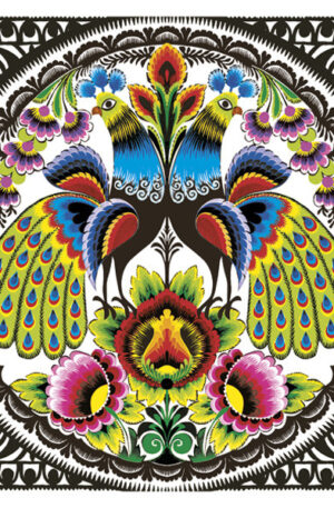 Allatos-Folk-Peacocks-szalveta-20-db-os-33x33-cm