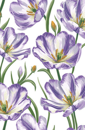 Tulipan-Watercolour-Violet-szalveta-20-db-os-33x33