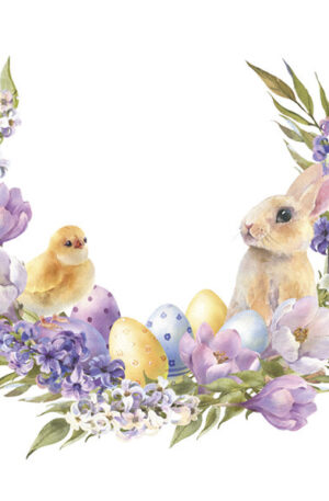 Husvet-Flowers-Wreath-szalveta-20-db-os-33x33-cm