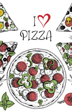 Pizza-Love-szalveta-20-db-os-33x33-cm