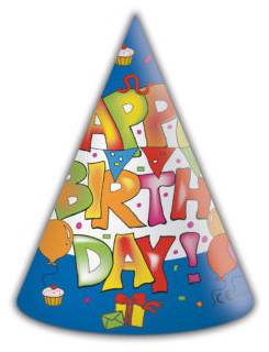 Kokliko-Happy-Birthday-Parti-kalap-csako-6-db-os
