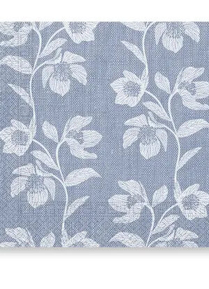 Viragos-Turquoise-Flowers-szalveta-20-db-os-33x33