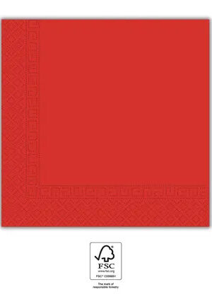 Red-Unicolour-Piros-szalveta-20-db-os-33x33-cm-FSC