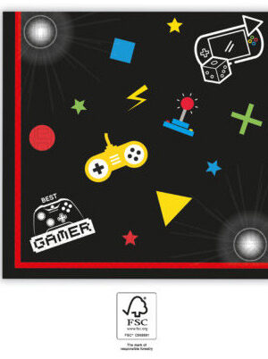 Gaming-Party-szalveta-20-db-os-33x33-cm-FSC