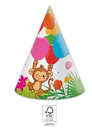 Jungle-Balloons-Dzsungel-Parti-kalap-csako-6-db-os