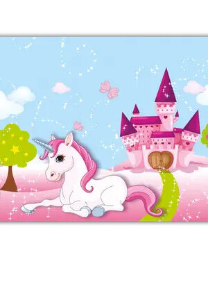 Unicorn-Castle-Unikornis-papir-asztalterito-120x18