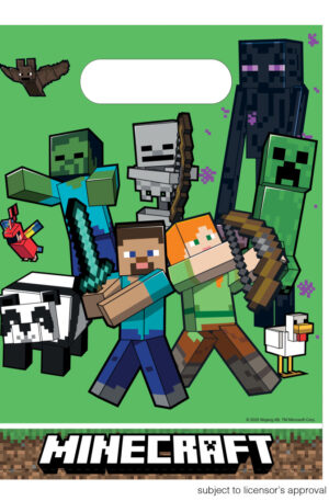 Minecraft-Green-muanyag-ajandektasak-ajandekzacsko