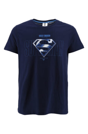 Superman-Man-of-Steel-ferfi-rovid-polo-felso-M
