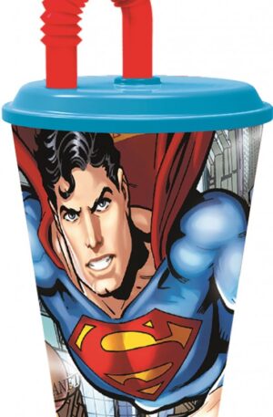 Superman-szivoszalas-pohar-muanyag-430-ml