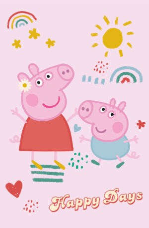 Peppa-malac-Happy-Days-polar-takaro-100x140cm