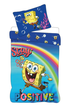 SpongyaBob-Stay-Positive-gyerek-ovis-agynemuhuzat