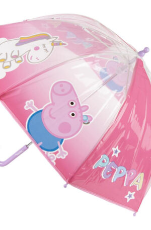 Peppa-malac-Unicorn-gyerek-atlatszo-esernyo-O71-cm