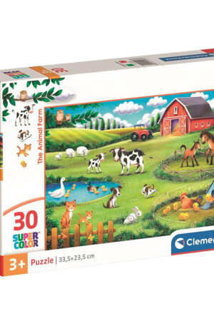 Allatos-Farm-30-db-os-puzzle-Clementoni