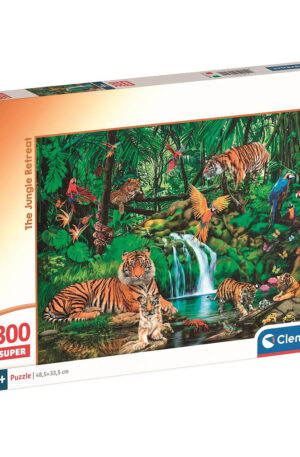 Allatos-Jungle-Retreat-300-db-os-puzzle-Clementoni