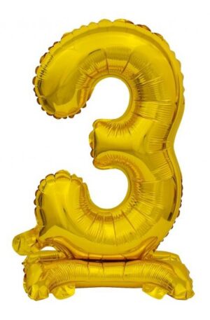 Gold-Arany-mini-3-as-szam-folia-lufi-talppal-38-cm