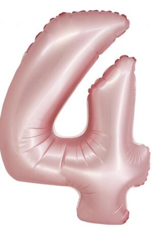 Light-Pink-Matt-Rozsaszin-4-es-szam-folia-lufi-76