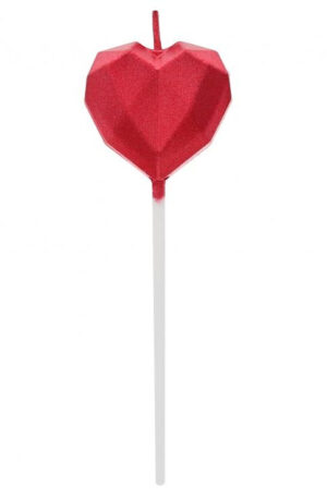 Diamond-Heart-Red-Sziv-tortagyertya-gyertya