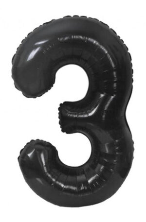 Fekete-3-as-BC-Matt-Black-szam-folia-lufi-85-cm