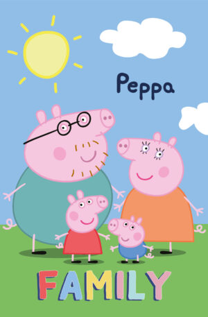 Peppa-malac-Family-polar-takaro-100x140cm
