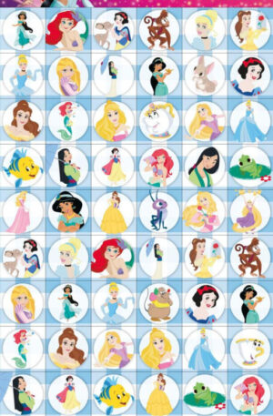 Disney-Hercegnok-Cuties-matrica