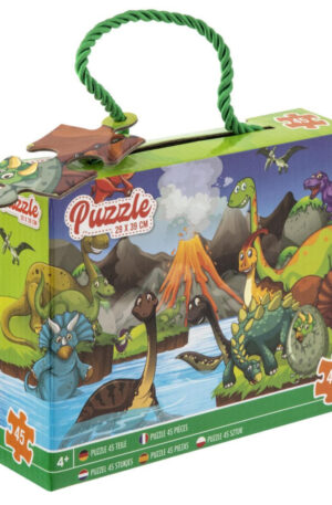 Dinoszaurusz-Vulcano-puzzle-45-db-os