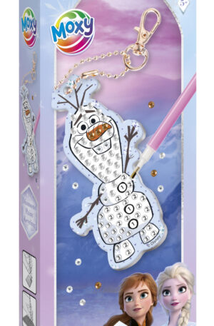 Disney-Jegvarazs-Olaf-gyemantszemes-kulcstarto-kes