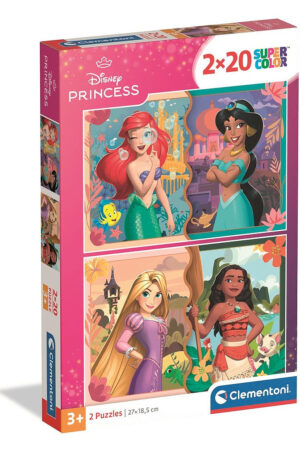 Disney-Hercegnok-2x20-db-os-puzzle-Clementoni-CMC2