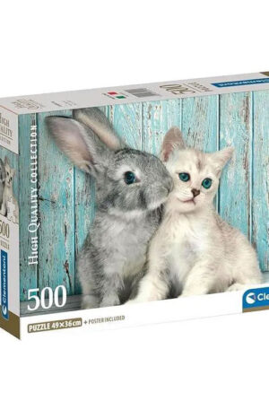 Allatos-Cat-Bunny-500-db-os-puzzle-Clementoni-CMC3